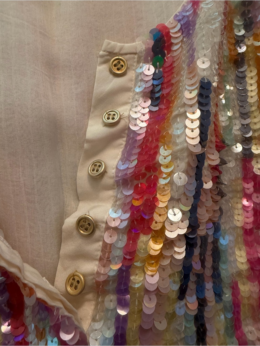 J. Crew Multicolor Sequin Stripe Camisole - Picture 2 of 6